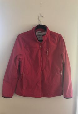 Women's Old Navy Perfect Fit Active Fleece Red Jacket Size Large