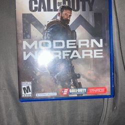 PS4 Call Of Duty Modern Warefare 