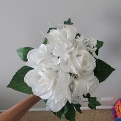 Bouquet White And Green