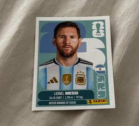 Messi WC26 sticker
