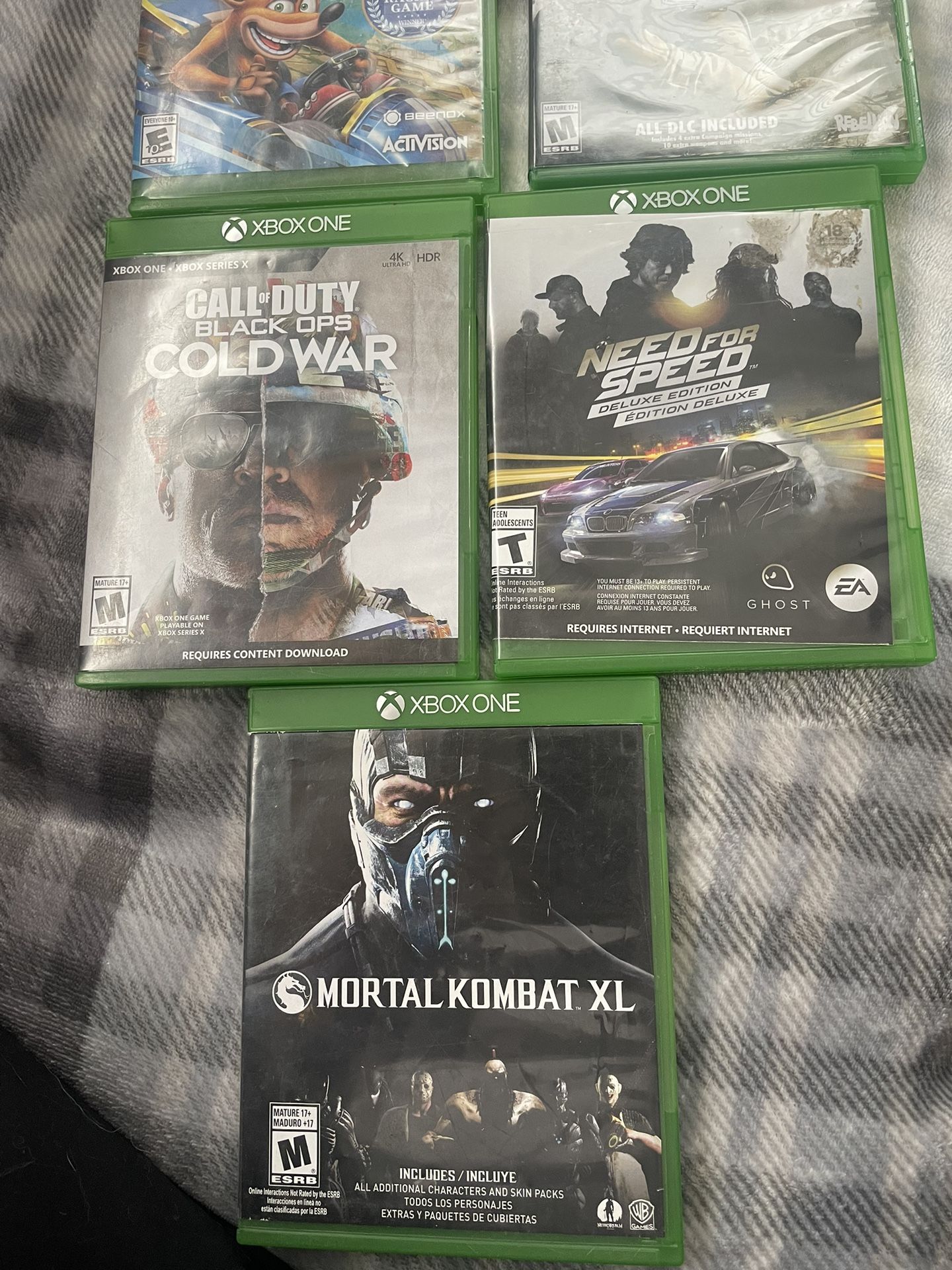 Xbox One Games All Sold Together 