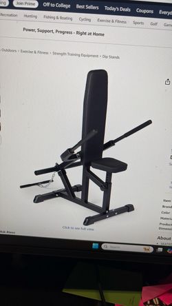 Titan Fitness seated dip machine.