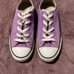 Jr Sz 3/women’s 5.5 Converse Chuck Taylor All-Star Ox Addict Lilac 