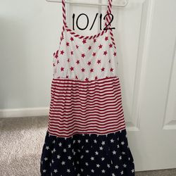 Girl’s Patriotic Dress (Size 10-12)