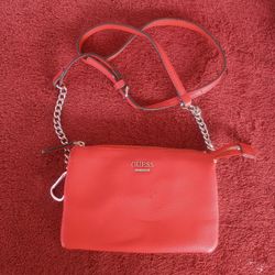 GUESS red crossbody bag
