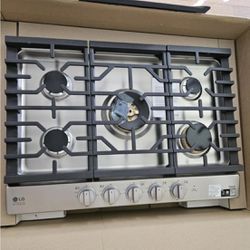 New Lg Studio Stainless Steel 36” Gas CookTop 