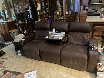 Leather sofa