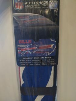 Buffalo bills auto shade