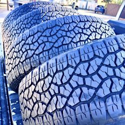 275-65-20  Goodyear Wranglers tires