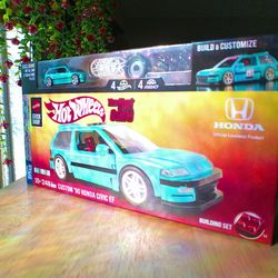 Mattel Brick Shop Hot Wheels Speed Series Custom '90 Honda Civic EF