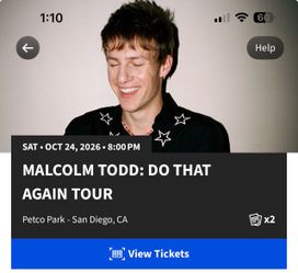 Malcolm Todd Do That Again Concert Tickets