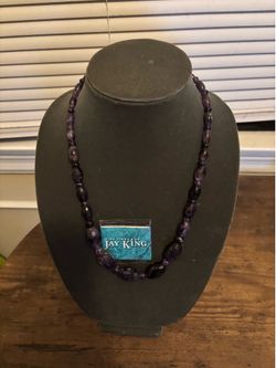 Jay king Amythyst necklace