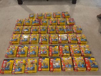 The Simpsons Playmates Monster Lot of 87 figures!!