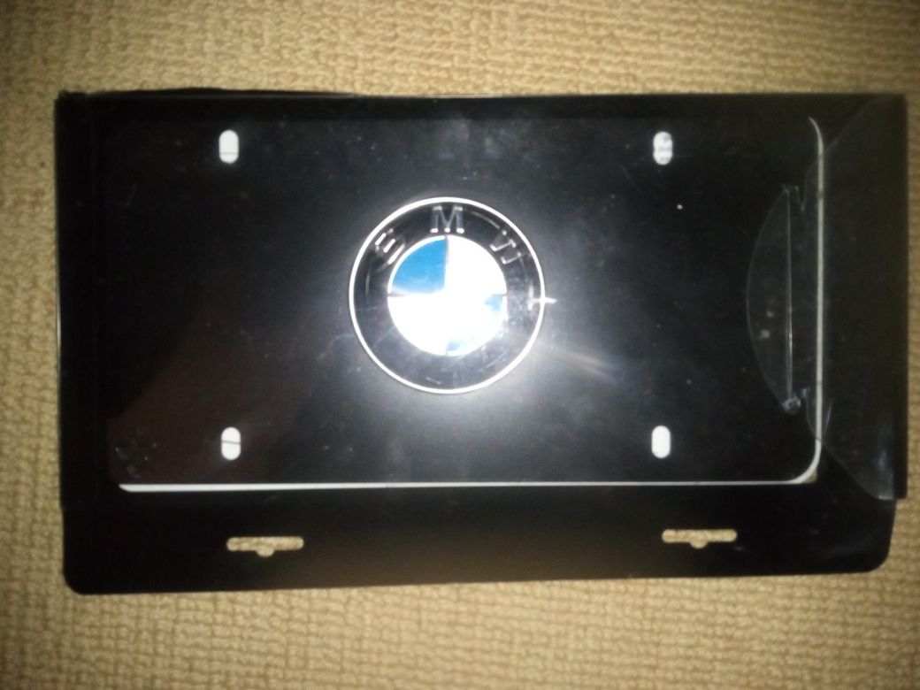 Blank BMW License Plate