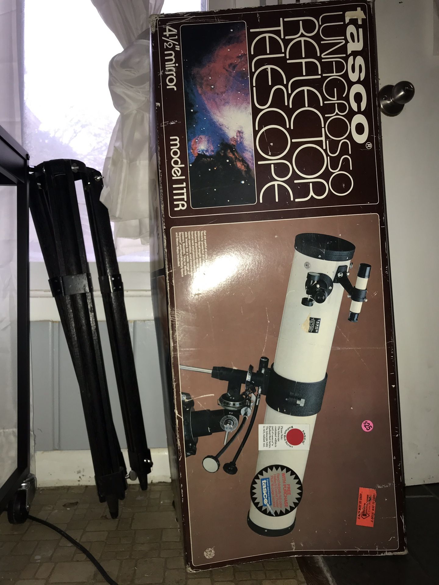 Tasco lunagrosso reflector telescope