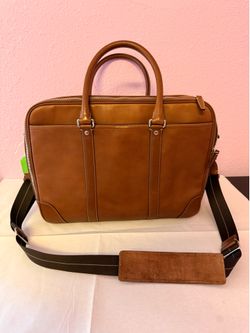 Coach Leather Brief