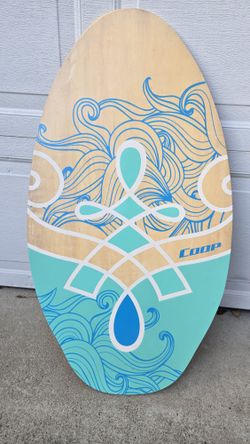 $25 OBO COOP Super Skim Board - Like New Wooden Skimboard