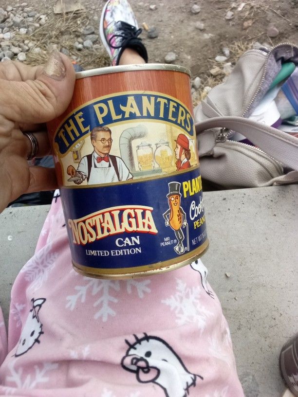 Vintage Planters Peanuts Can