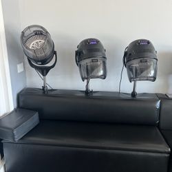 Salon Hooded Dryer And Bench 