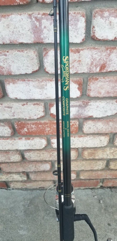 8' Ft 2 Pc Fishing Rod & Reel