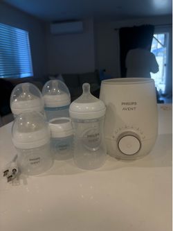 Bottle warmer and bottles