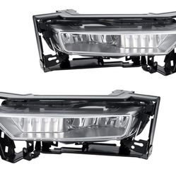 PHILTOP Front Left Right Headlight Assembly Fit For Accord 2013-2015 Halogen Reflector Lens Clear Housing Chrome H8： DC 12V 35W