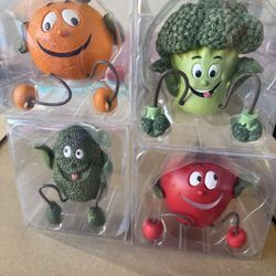 1pc Rustic Resin Cartoon Fruit Figurine with Legs, No-Electricity Decor for Various Room Types, Ideal for Christmas 