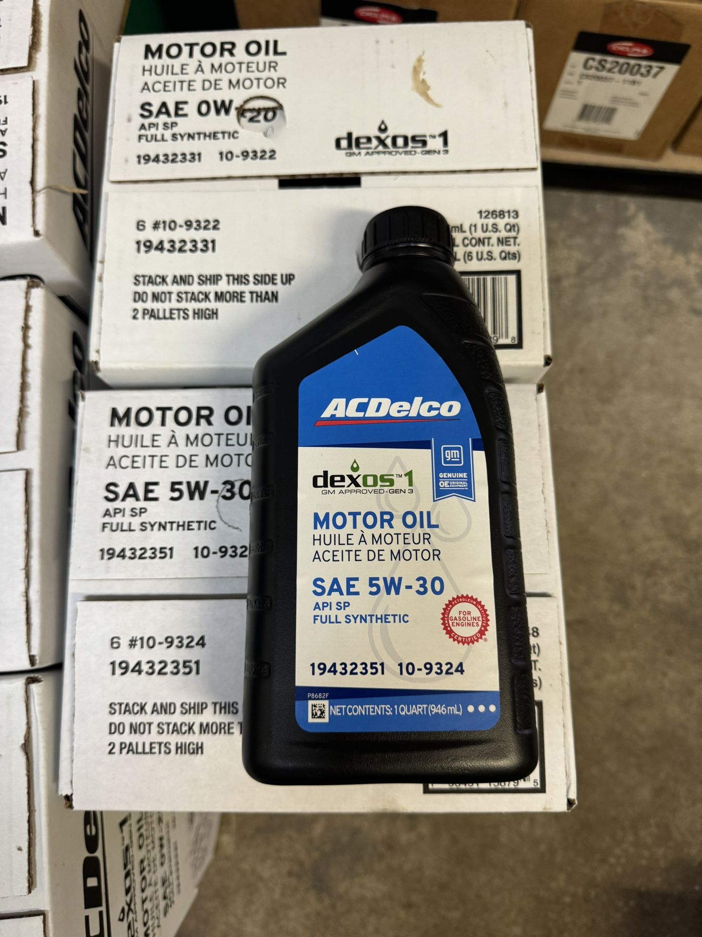 Engine Oil ACDelco 5w30 , 0W20