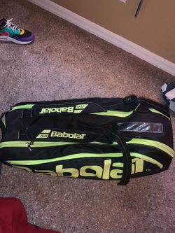 Babolat 6 Racket Tennis Bag/Green Lime