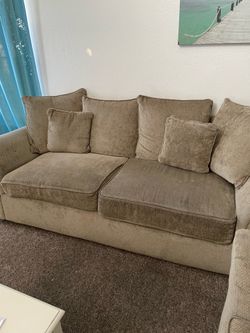 Tan couches