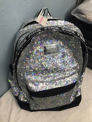 Victoria’s Secret pink bling backpack