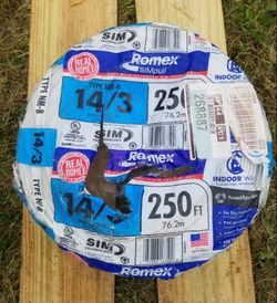New romex wire 14/3