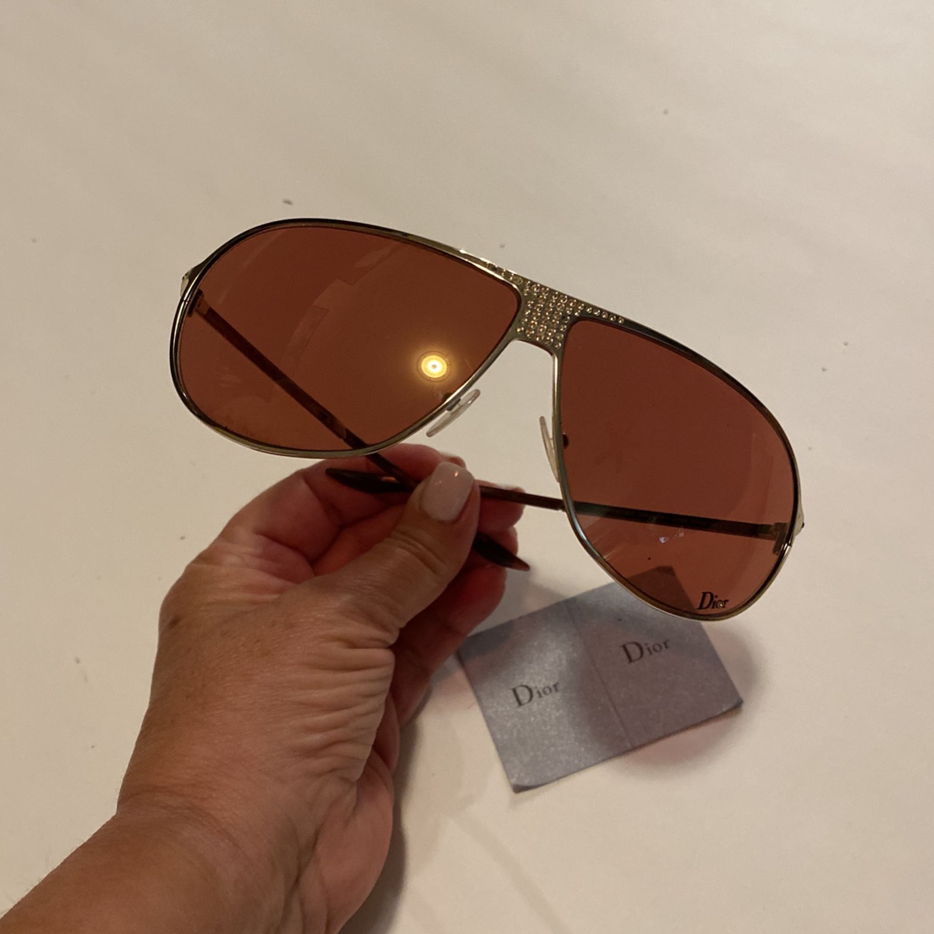Dior Aviator Vintage Sunglasses  Authentic