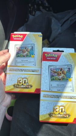 ‼️❣️30th anniversary Pokémon cards, knockout boxes‼️