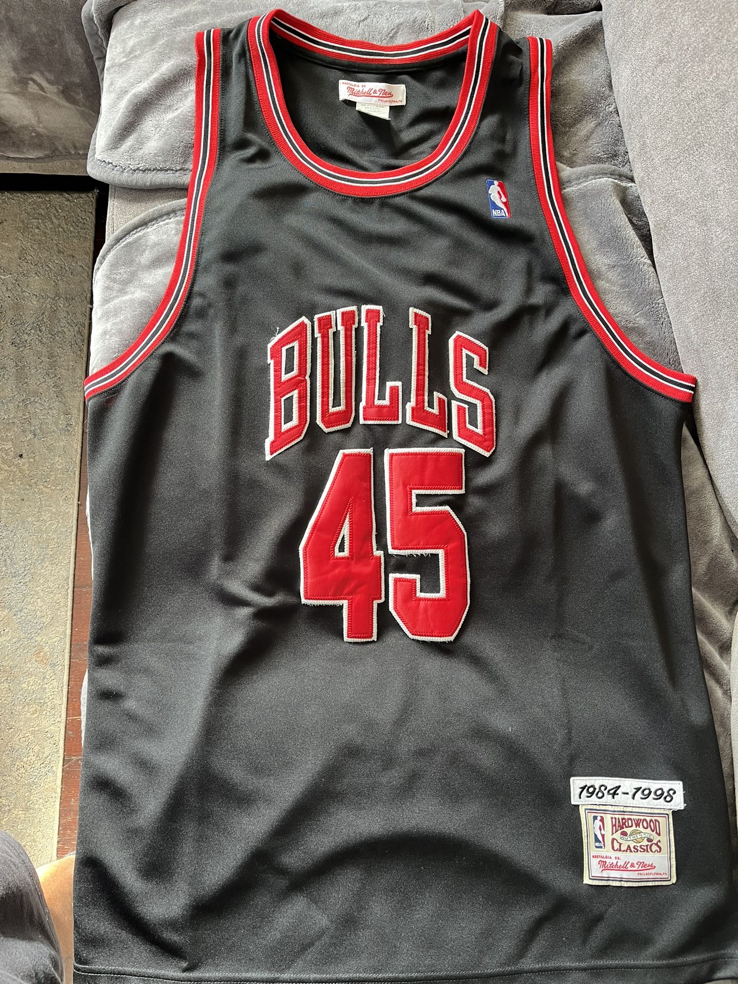 Mitchell & Ness Authentic Hardwood Classic Achievements Jordan Jersey