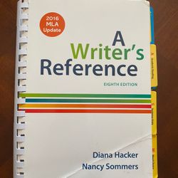 A Writer’s Reference Eighth Edition 
