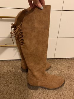 Light Brown Boots for Girls