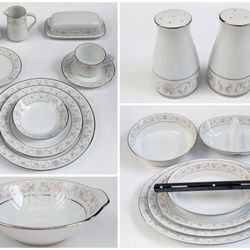 108 piece Vintage Noritaki 6904 Harwyn Dinner Set
