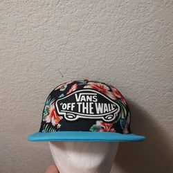Vans Skateboard Trucker Hat Hawaiian Floral Adult One Size Fits Most 