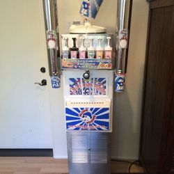 Vintage Original 80’s Old School Stoelting 100-F Slush Puppie Icee Slushee Machine With Flavor Squirts Cups