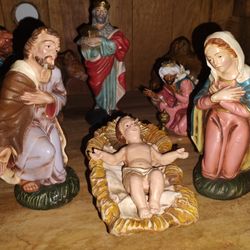 Old Vintage Nativity Set...Italy