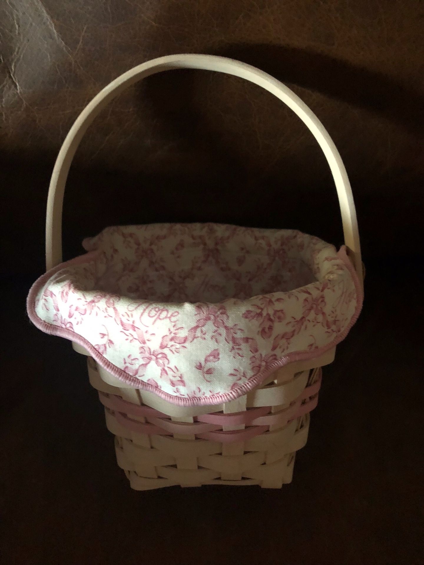 2001 American cancer society Longaberger basket