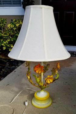 Vintage Tole Lamp