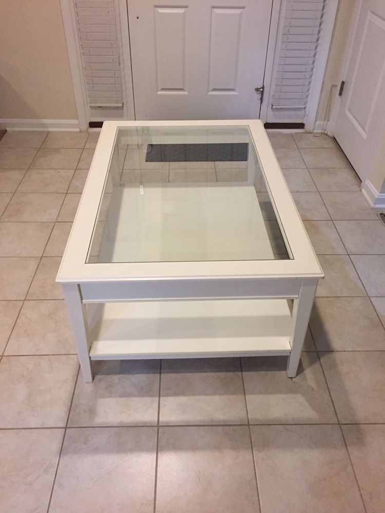 Glass Coffee Table - IKEA White