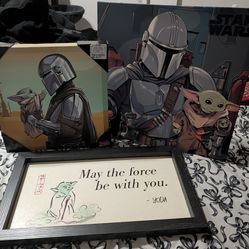 STAR WARS WALL DECOR SET