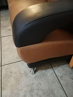 Leather Love Seat