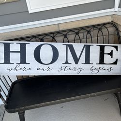 Beautiful Country Home Sign