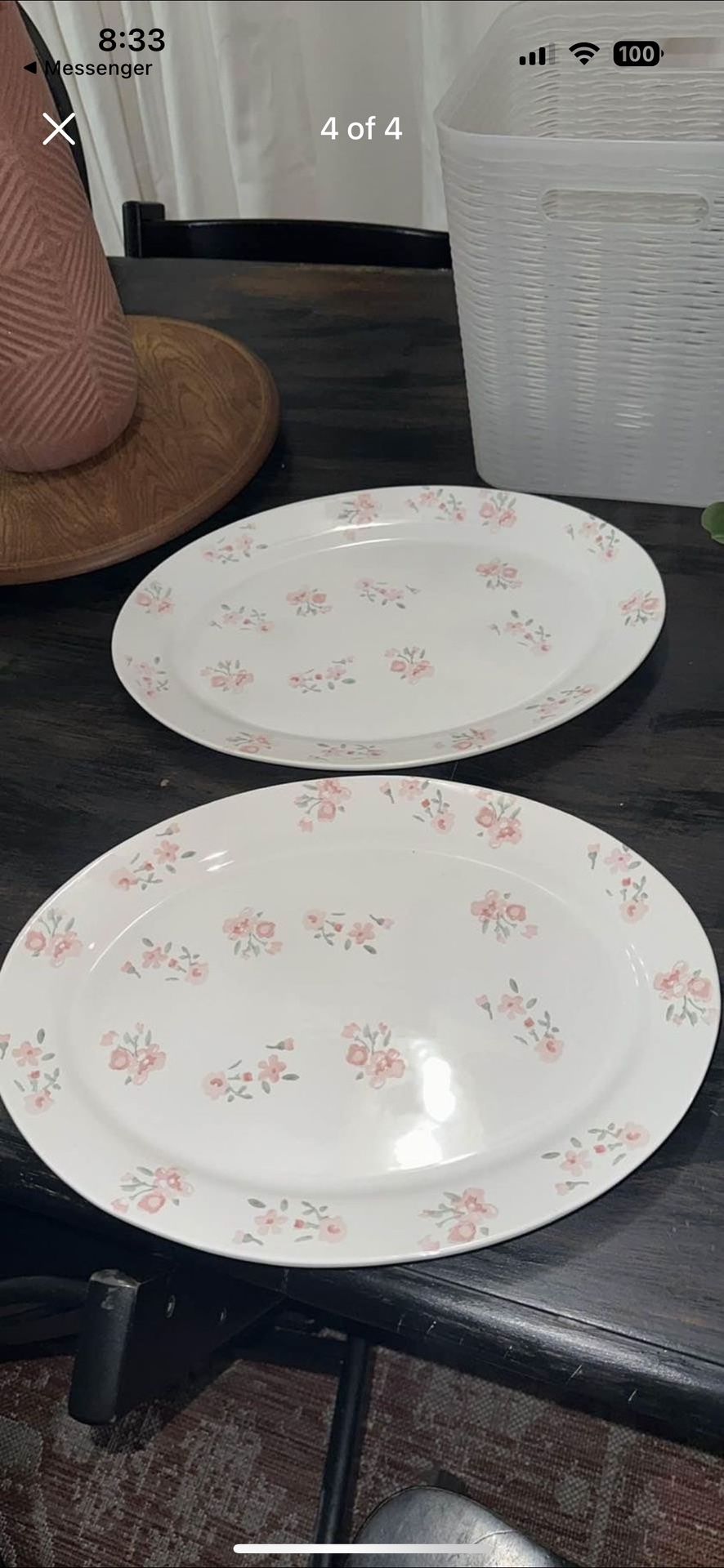 Floral Platter Dishes