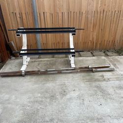 Weights, Rack, Bench, Barbells (Make Me An Offer)