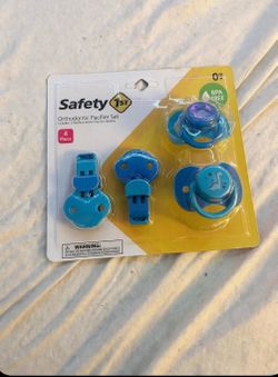 Safety 1st Baby Pacifier Set - Blue Dinosaur